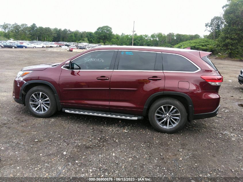 2017 TOYOTA HIGHLANDER XLE/SE - 5TDJZRFH0HS440806