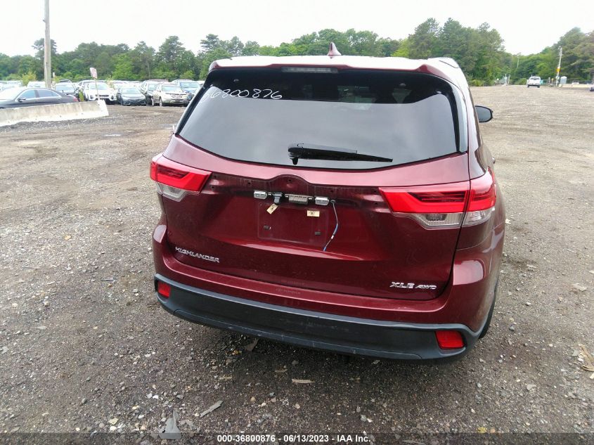 2017 TOYOTA HIGHLANDER XLE/SE - 5TDJZRFH0HS440806