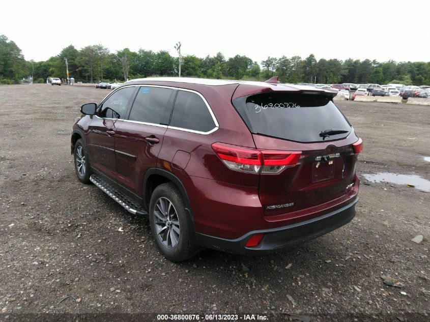 2017 TOYOTA HIGHLANDER XLE/SE - 5TDJZRFH0HS440806