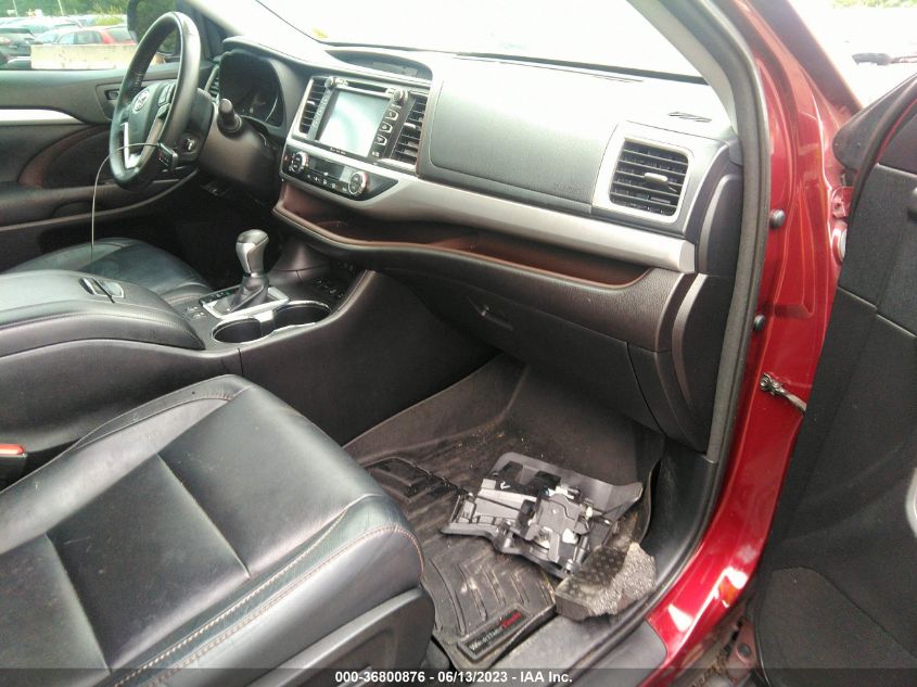 2017 TOYOTA HIGHLANDER XLE/SE - 5TDJZRFH0HS440806