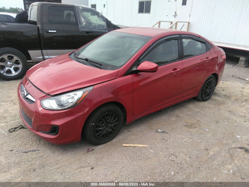 2013 HYUNDAI ACCENT GLS - KMHCT4AEXDU408540