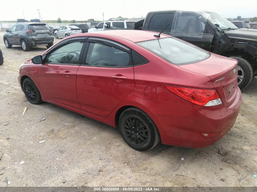 2013 HYUNDAI ACCENT GLS - KMHCT4AEXDU408540