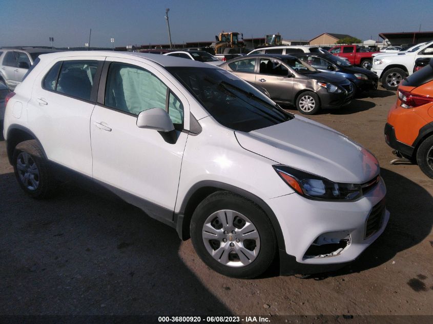 2017 CHEVROLET TRAX LS - 3GNCJKSB0HL274566