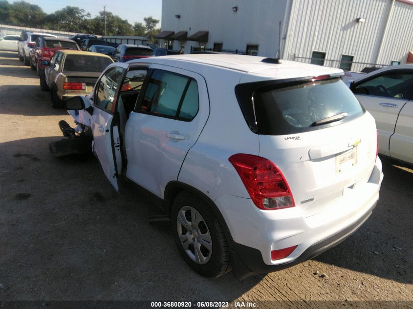 2017 CHEVROLET TRAX LS - 3GNCJKSB0HL274566