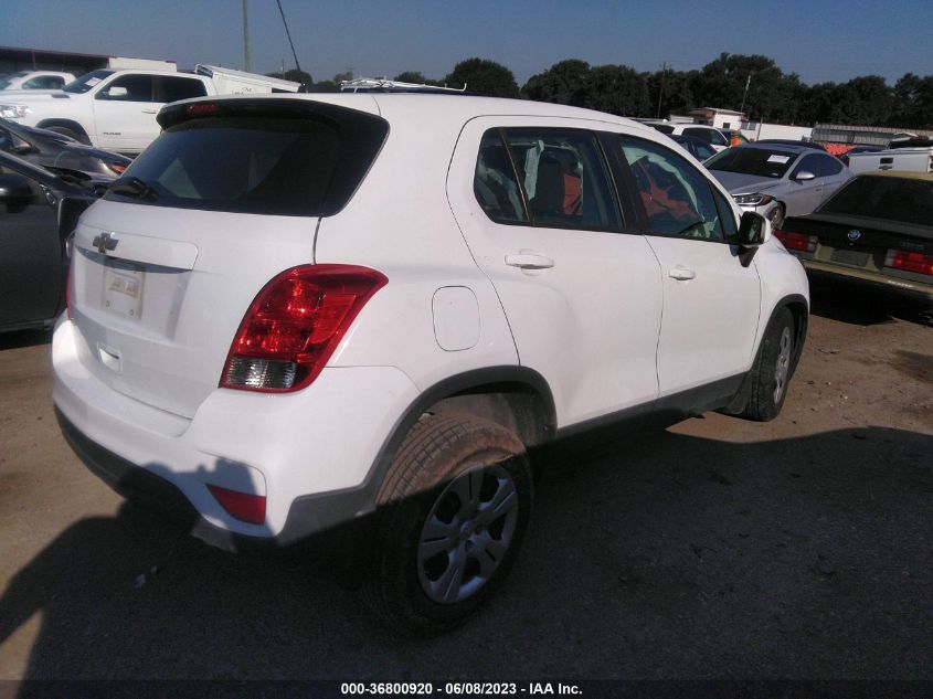 2017 CHEVROLET TRAX LS - 3GNCJKSB0HL274566