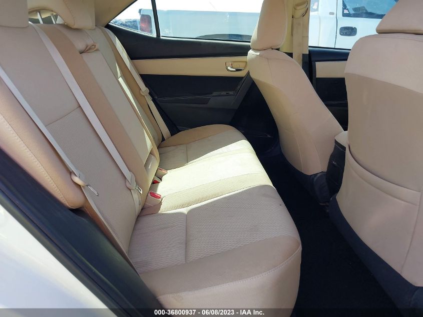 2017 TOYOTA COROLLA L/LE/XLE/SE - 2T1BURHE2HC953344
