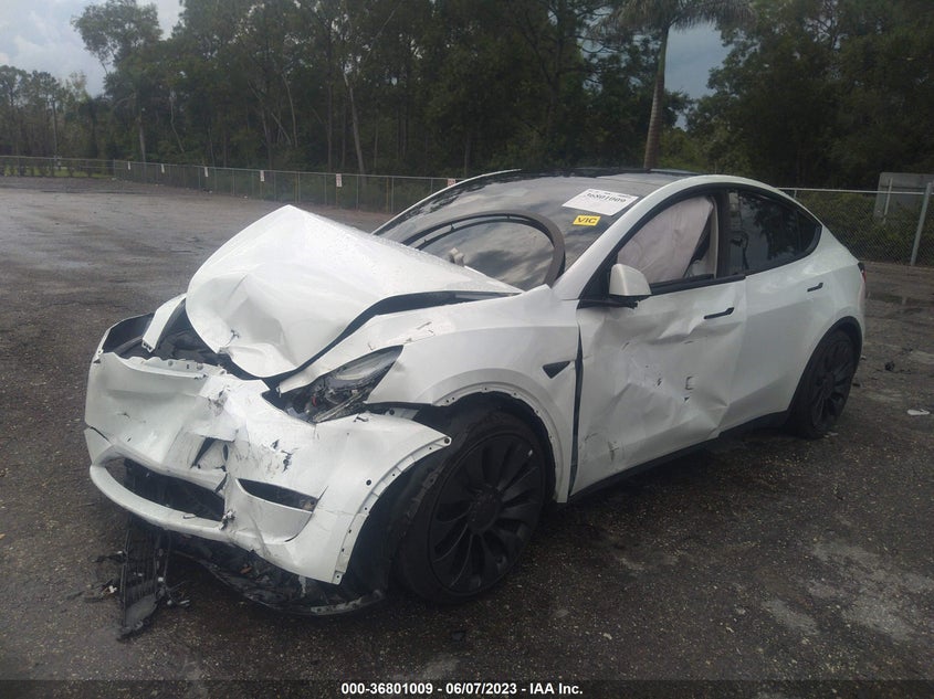 VIN 7SAYGDEF9NF531518 2022 TESLA MODEL Y PERFORMANCE