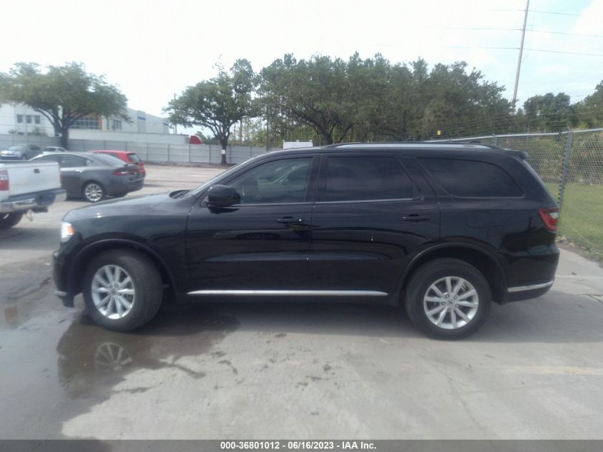 2020 DODGE DURANGO SXT - 1C4RDJAG0LC170665