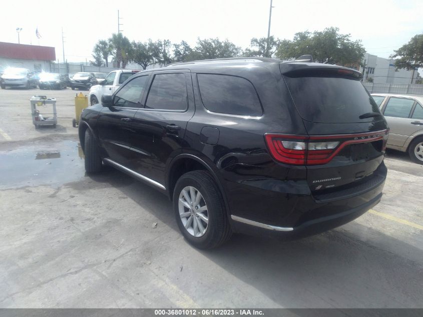 2020 DODGE DURANGO SXT - 1C4RDJAG0LC170665