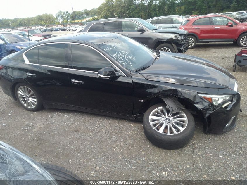 2019 INFINITI Q50 3.0T LUXE - JN1EV7AR7KM554079