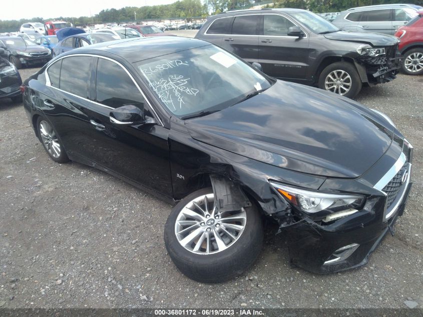 2019 INFINITI Q50 3.0T LUXE - JN1EV7AR7KM554079
