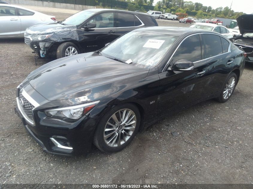 2019 INFINITI Q50 3.0T LUXE - JN1EV7AR7KM554079