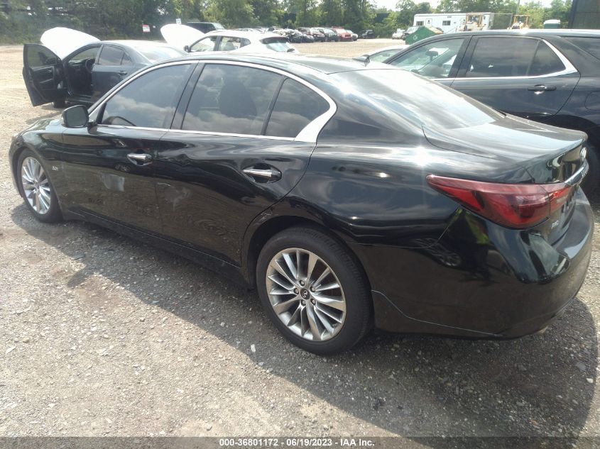 2019 INFINITI Q50 3.0T LUXE - JN1EV7AR7KM554079