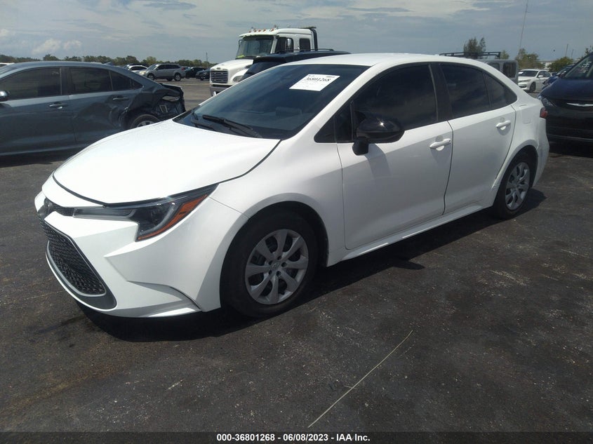 VIN 5YFEPMAE5MP187475 2021 TOYOTA COROLLA LE
