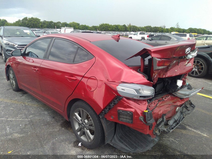 VIN 5NPD84LF0JH228456 2018 HYUNDAI ELANTRA SEL