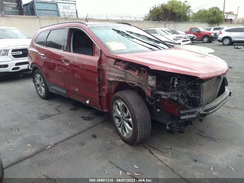 2016 HYUNDAI SANTA FE XL LIMITED - KM8SNDHF9GU138757