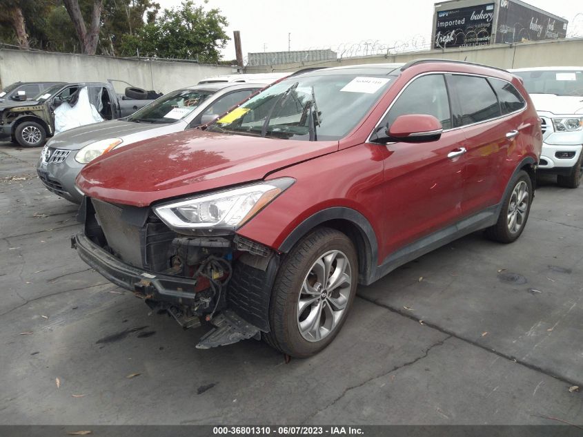 2016 HYUNDAI SANTA FE XL LIMITED - KM8SNDHF9GU138757