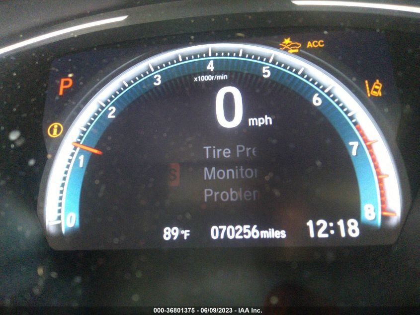 2019 HONDA CIVIC SEDAN LX - 19XFC2F62KE043970