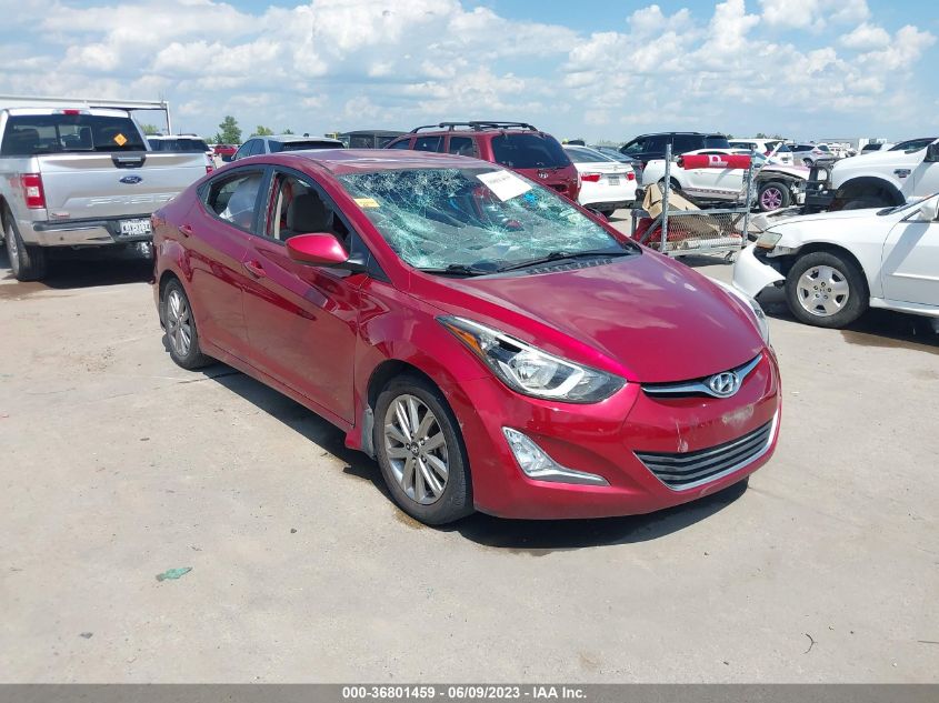 2016 HYUNDAI ELANTRA SE - 5NPDH4AE2GH657231