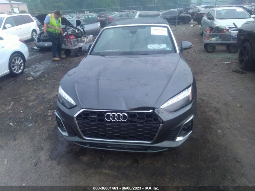 2023 AUDI A5 CABRIOLET S LINE PREMIUM PLUS - WAU4AGF51PN001307
