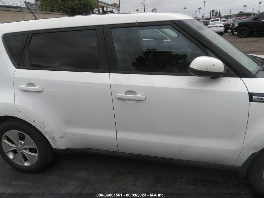 2016 KIA SOUL BASE - KNDJN2A27G7271088