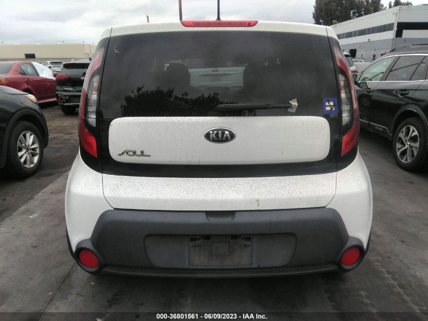 2016 KIA SOUL BASE - KNDJN2A27G7271088