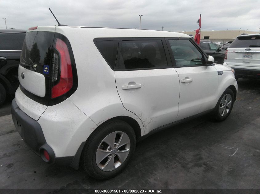 2016 KIA SOUL BASE - KNDJN2A27G7271088