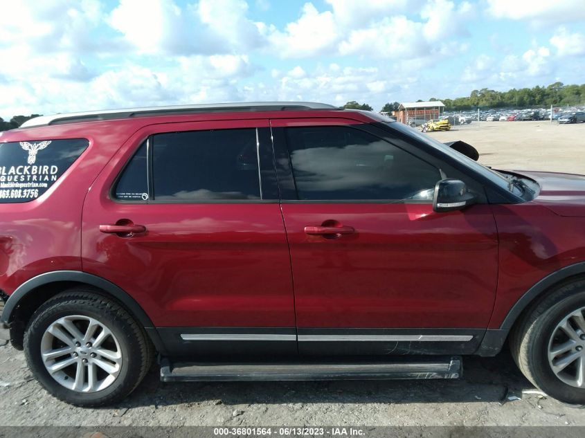2017 FORD EXPLORER XLT - 1FM5K7DH9HGC83148