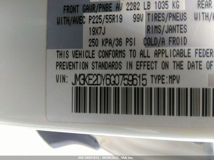2016 MAZDA CX-5 GT - JM3KE2DY6G0759615