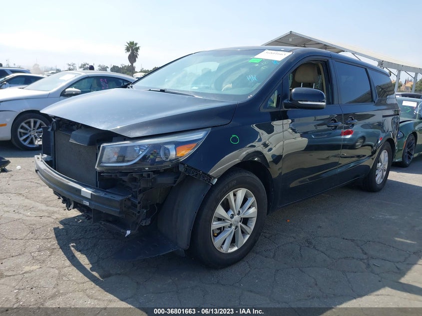 VIN KNDMB5C17H6225909 2017 KIA SEDONA LX