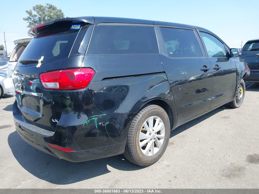 VIN KNDMB5C17H6225909 2017 KIA SEDONA LX