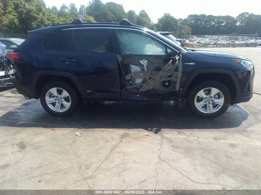 2021 TOYOTA RAV4 HYBRID XLE - 4T3RWRFV1MU036603
