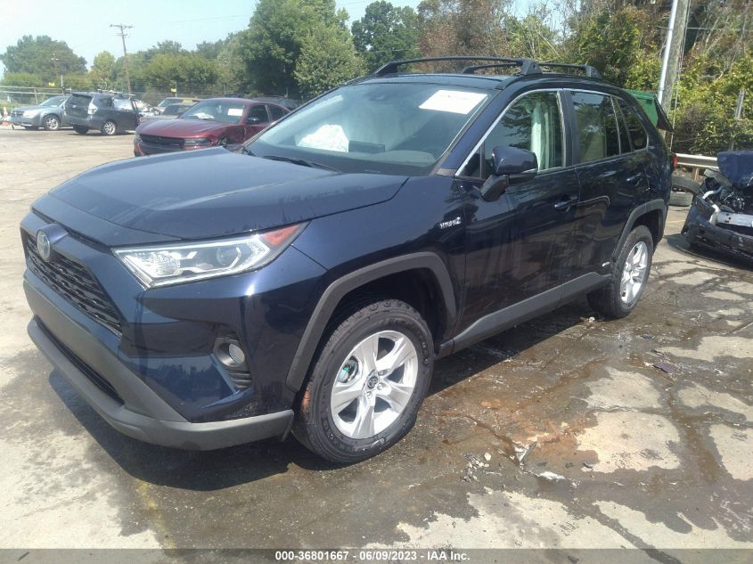 2021 TOYOTA RAV4 HYBRID XLE - 4T3RWRFV1MU036603
