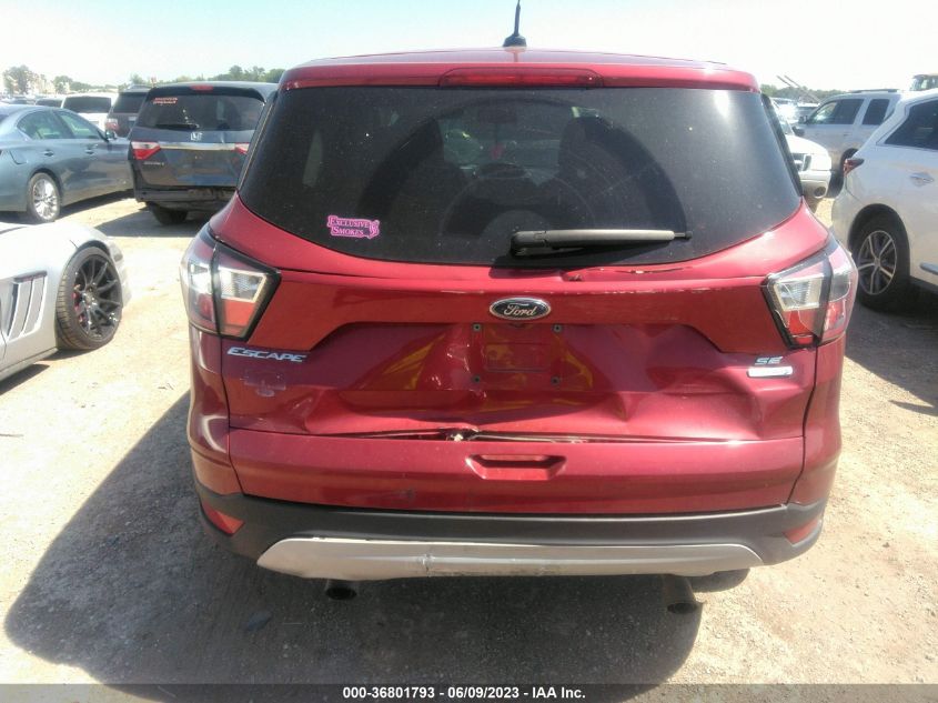 2017 FORD ESCAPE SE - 1FMCU0GD3HUB79581