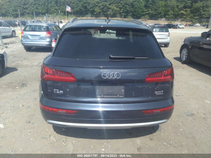 2018 AUDI Q5 PREMIUM/TECH PREMIUM - WA1ANAFY8J2165464