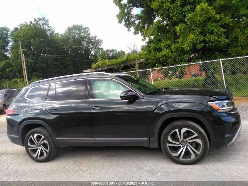 2021 VOLKSWAGEN ATLAS 3.6L V6 SEL PREMIUM - 1V2TR2CA3MC536625