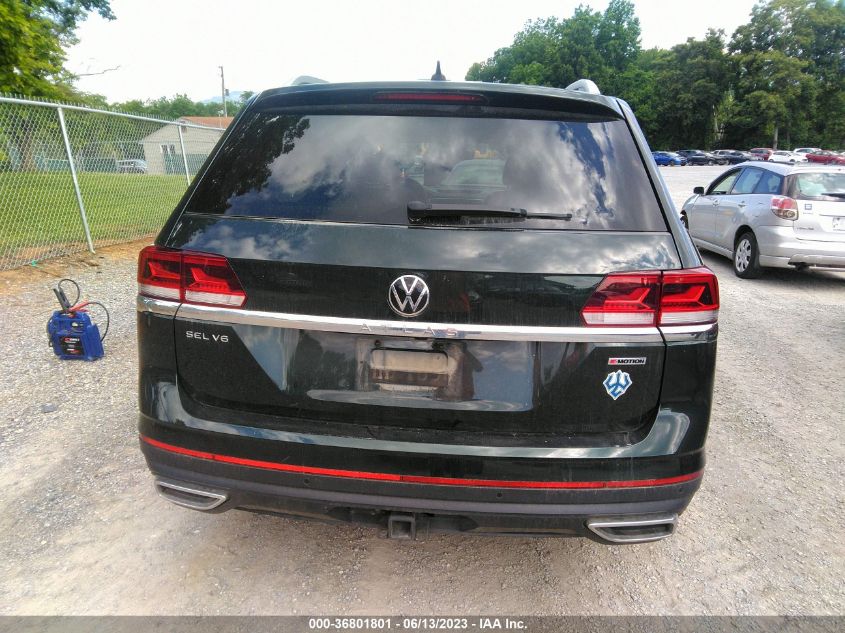 2021 VOLKSWAGEN ATLAS 3.6L V6 SEL PREMIUM - 1V2TR2CA3MC536625