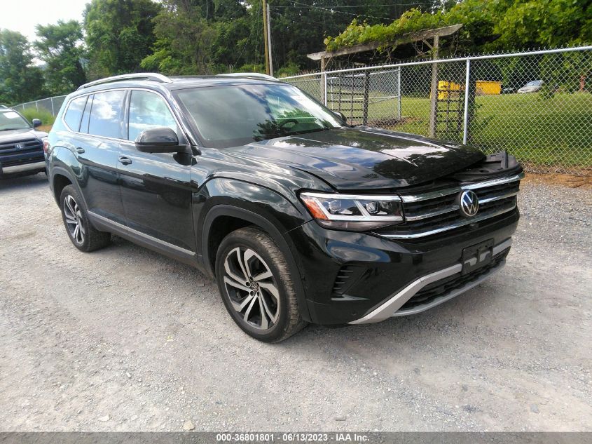 2021 VOLKSWAGEN ATLAS 3.6L V6 SEL PREMIUM - 1V2TR2CA3MC536625
