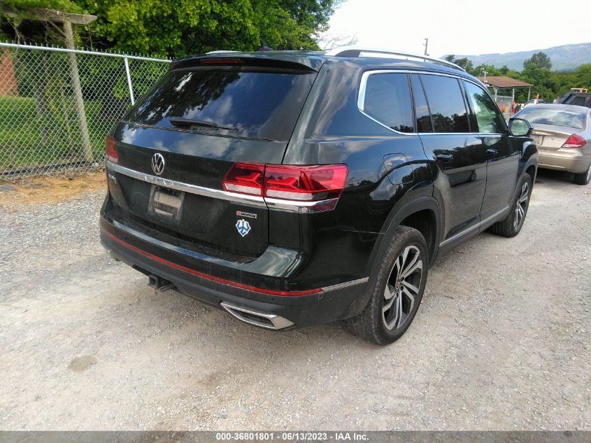2021 VOLKSWAGEN ATLAS 3.6L V6 SEL PREMIUM - 1V2TR2CA3MC536625