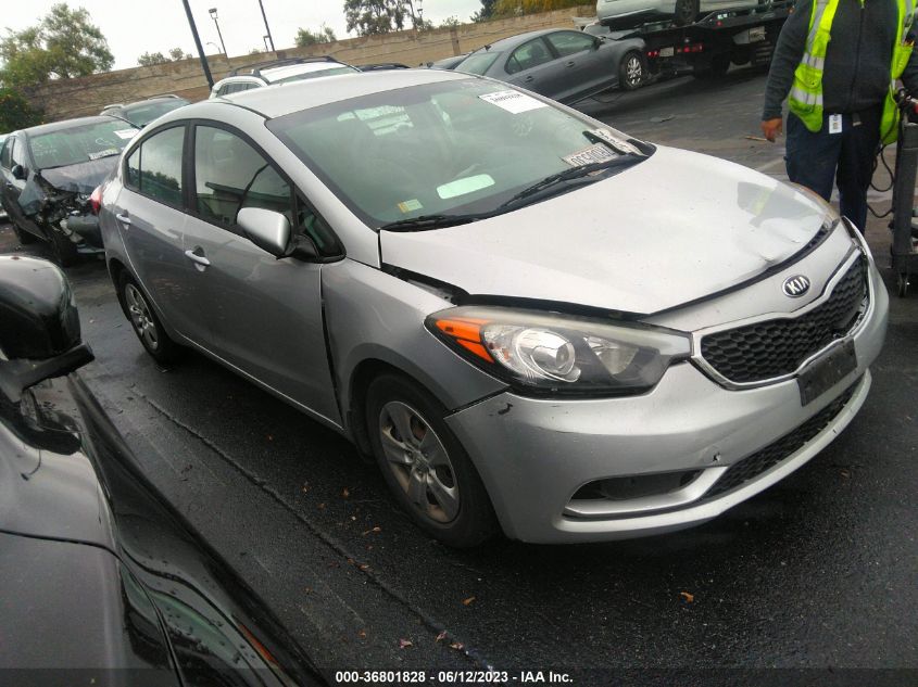 2016 KIA FORTE LX - KNAFX4A64G5498200