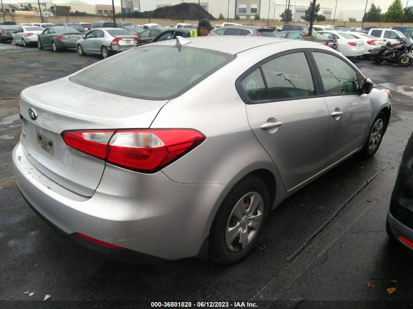 2016 KIA FORTE LX - KNAFX4A64G5498200