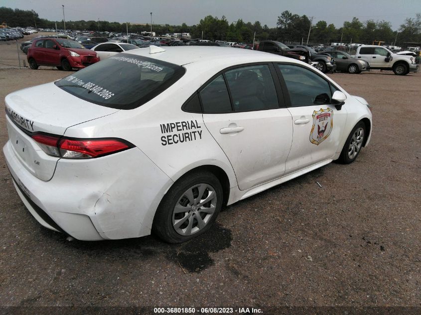 5YFEPMAE1MP234856 Toyota Corolla LE 4