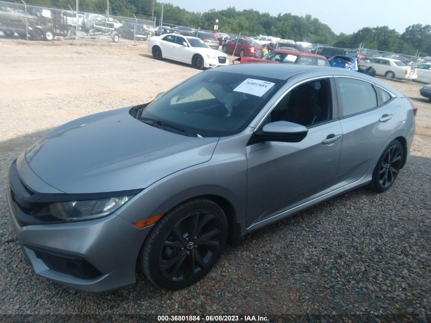 2019 HONDA CIVIC SEDAN SPORT - 2HGFC2F84KH572599