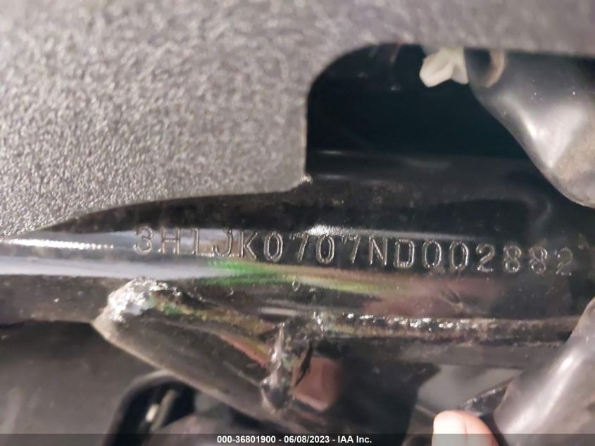 2022 HONDA NVA110 B - 3H1JK0707ND002882