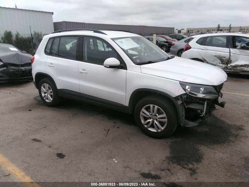 2016 VOLKSWAGEN TIGUAN S/SE/SEL/R-LINE - WVGAV7AX7GW598486