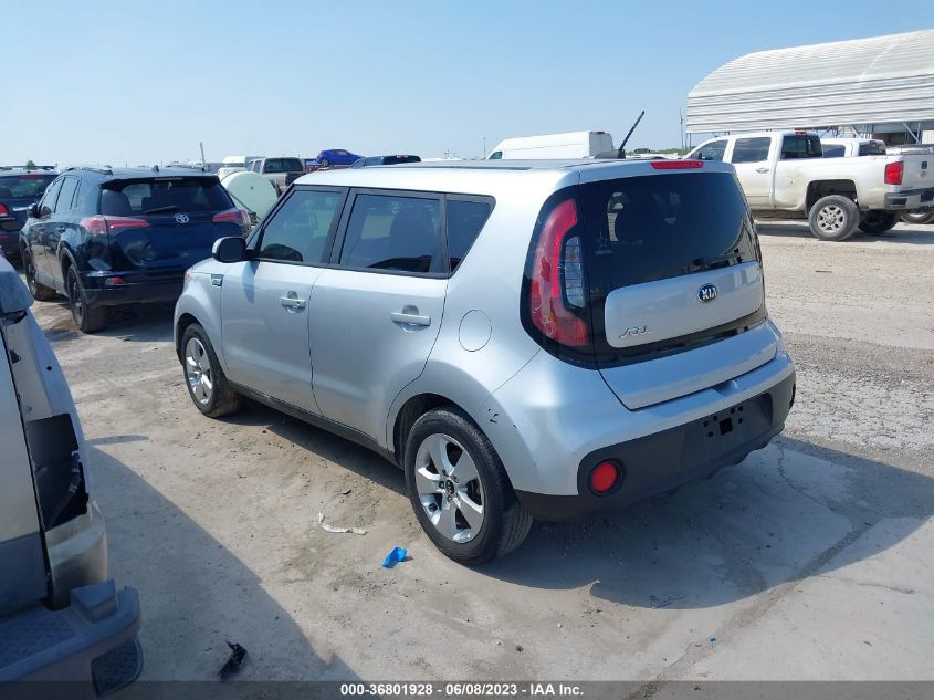 2017 KIA SOUL BASE - KNDJN2A2XH7468936