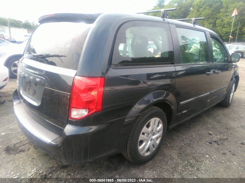 2014 DODGE GRAND CARAVAN SE - 2C4RDGBG7ER166088