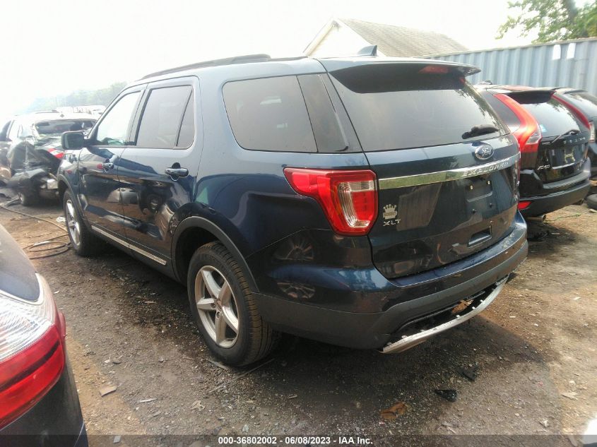 2017 FORD EXPLORER XLT - 1FM5K8DH5HGA73801