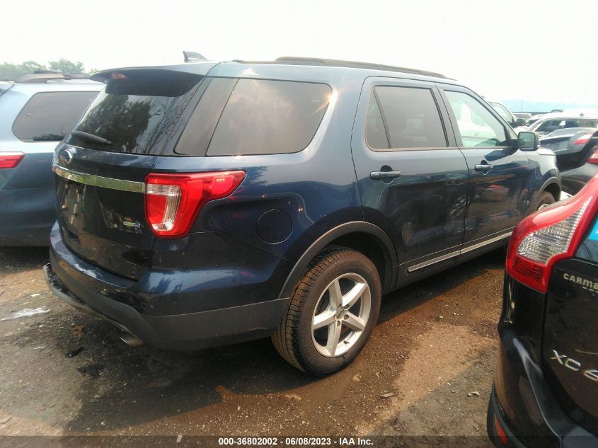 2017 FORD EXPLORER XLT - 1FM5K8DH5HGA73801