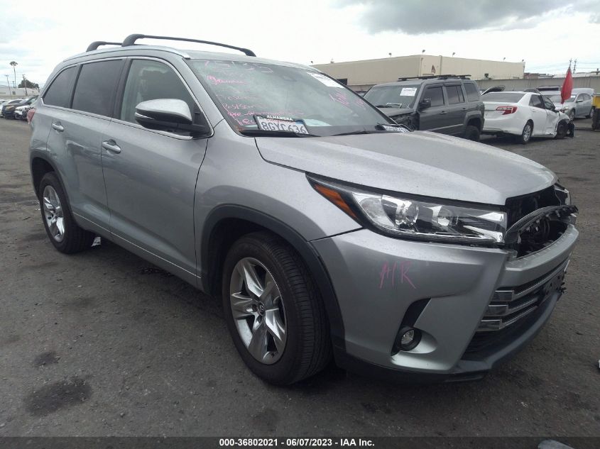 2019 TOYOTA HIGHLANDER LIMITED - 5TDYZRFH4KS296733